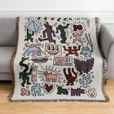 Jigsaw Puzzle Throw Blanket